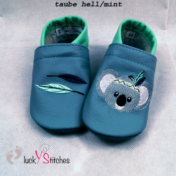 Lederpuschen Boho Koala 1